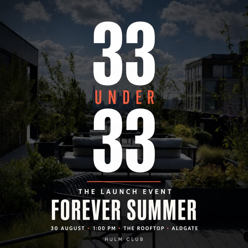 Cover Image for Forever Summer - 33under33 Launch Party @ The Rooftop