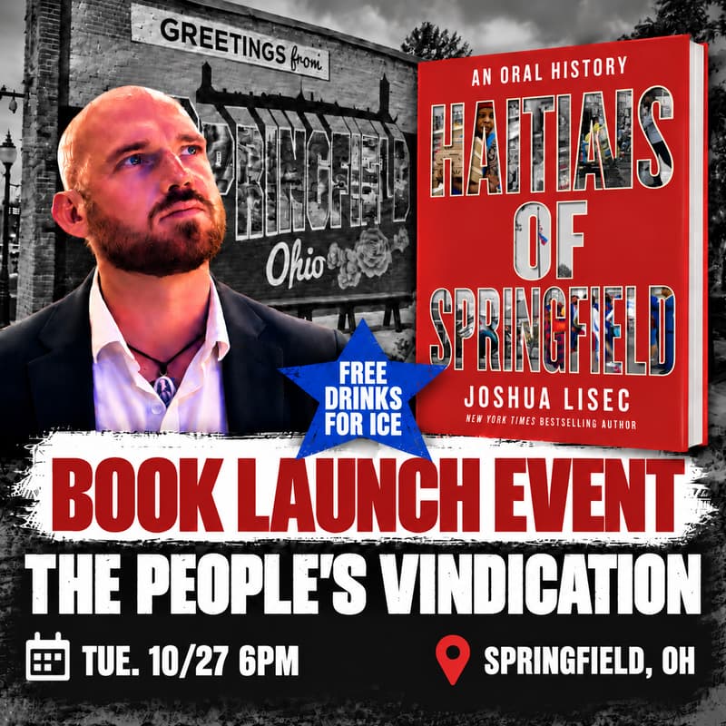 Cover Image for 'Haitians of Springfield' Official Book Launch | FREE Drinks for ICE | ARMED SECURITY ON SITE