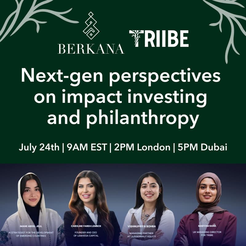 Cover Image for Berkana TRIIBE Talk: Next-Gen Perspectives on Impact Investing and Philanthropy