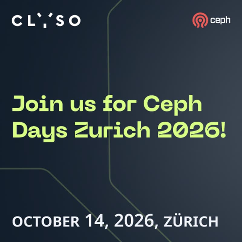 Cover Image for Ceph Day Zurich 2026 🇨🇭