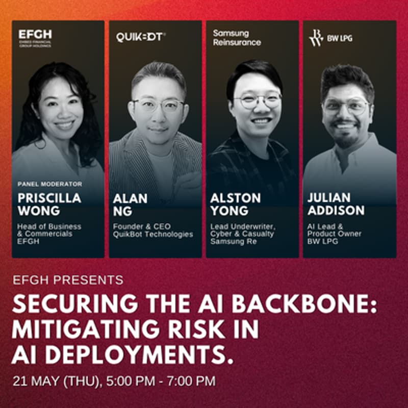 Cover Image for EFGH Presents: Securing the AI Backbone: Mitigating Risk in AI Deployments.