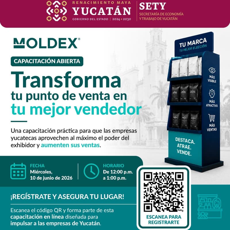 Cover Image for MOLDEX Capacitación: "TRANSFORMA TU PUNTO DE VENTA EN TU MEJOR VENDEDOR"