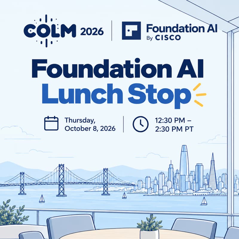 Cover Image for COLM Lunch Stop | Hosted by Foundation AI