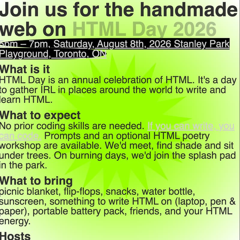 Cover Image for HTML Day Toronto & Waterloo
