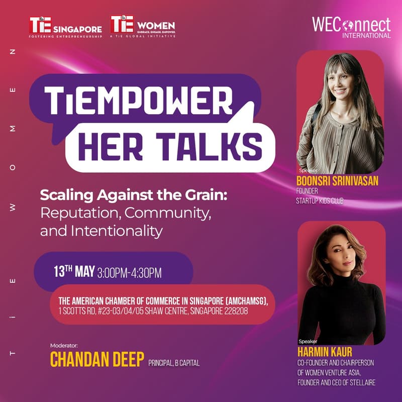 Cover Image for TiEmpower Her Talks: Scaling Against the Grain