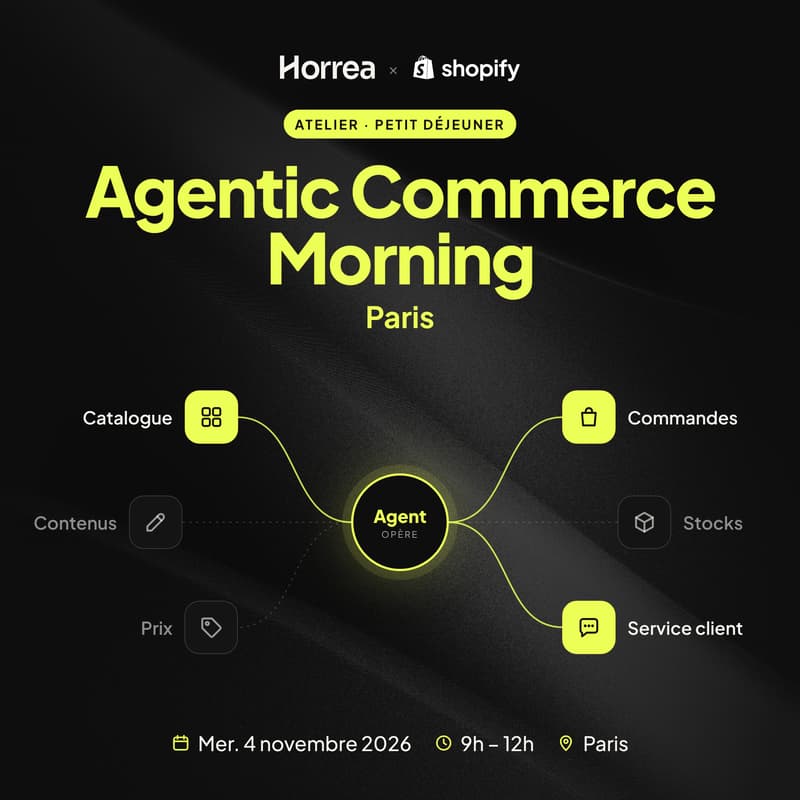 Cover Image for L'Agentic Commerce Morning by Horrea x Shopify