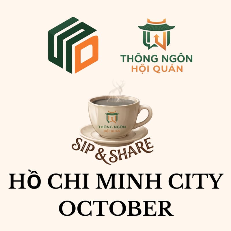 Cover Image for SIP & SHARE - THÀNH PHỐ HỒ CHÍ MINH - OCTOBER 2026