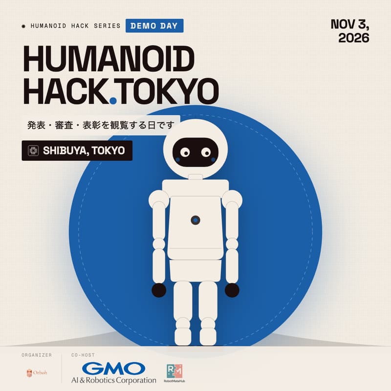 Cover Image for Humanoid Hack Tokyo 3 — 発表観覧
