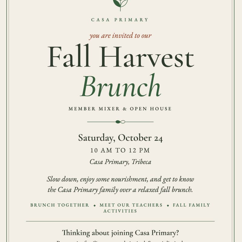 Cover Image for Fall Harvest Brunch at Casa Primary