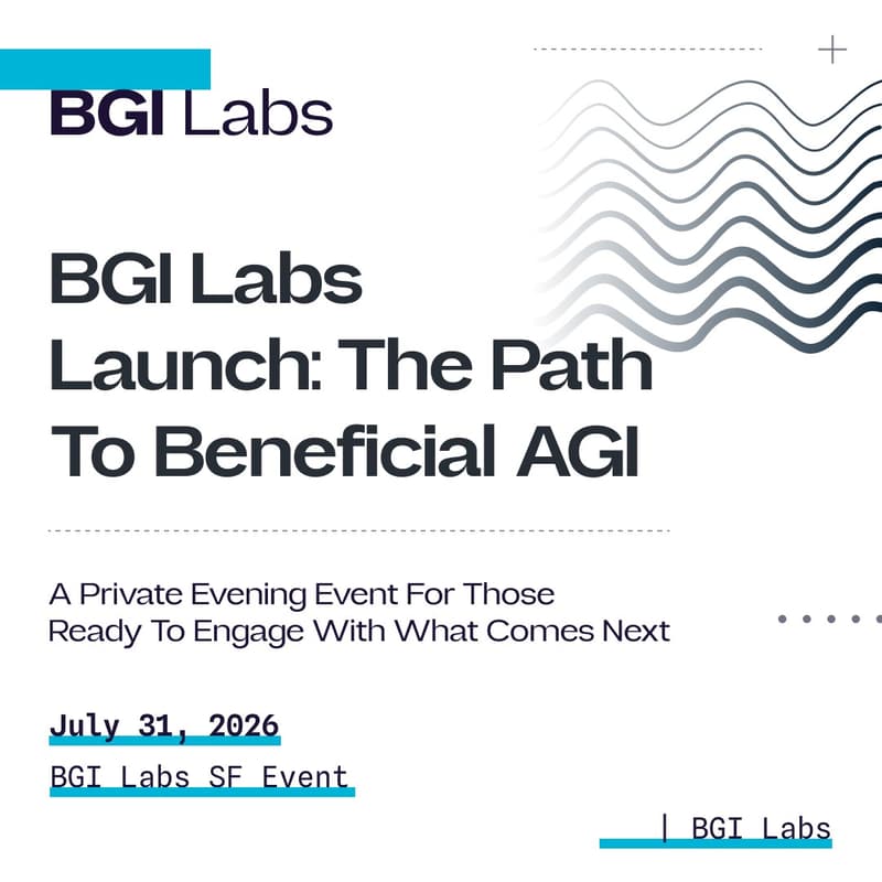 Cover Image for BGI Labs Launch: The Path to Beneficial AGI
