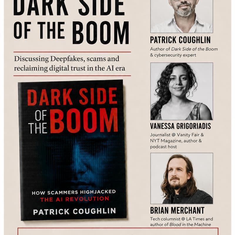 Cover Image for Book Launch: Dark Side of the Boom by Patrick Coughlin