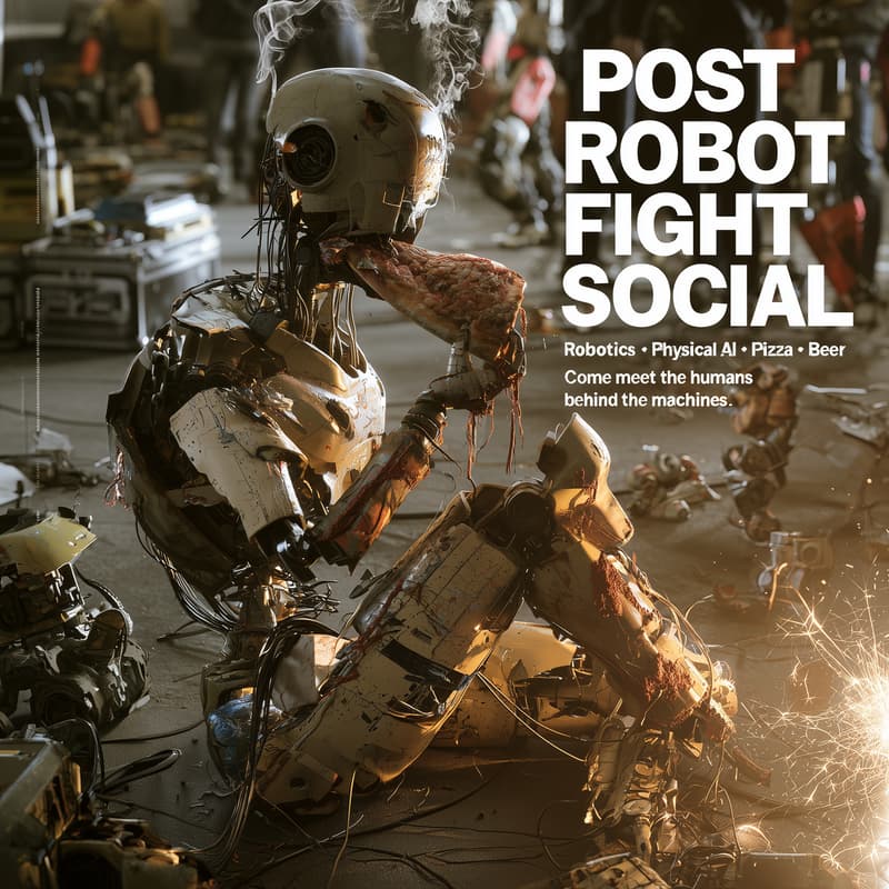 Cover Image for Actuate 2026 Post-Robot Fight: Pizza & Beer