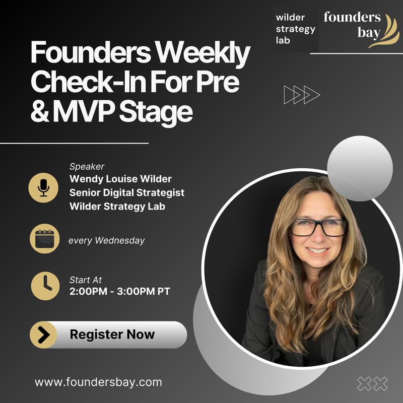 Cover Image for Founders Weekly Check-In For Pre & MVP Stage