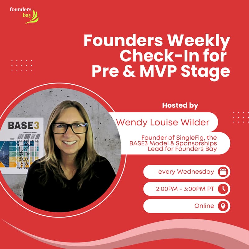 Cover Image for Founders Weekly Check-In For Pre & MVP Stage