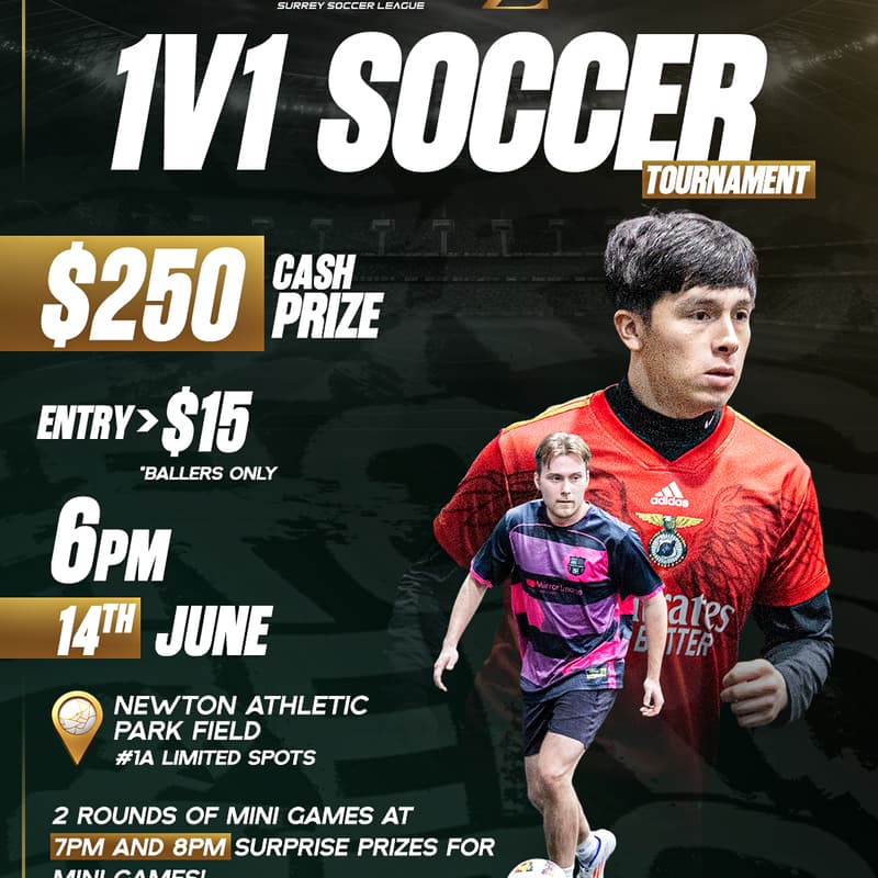 Cover Image for HIGH LEVEL CASH PRIZE 1v1 SOCCER TOURNAMENT+ MORE