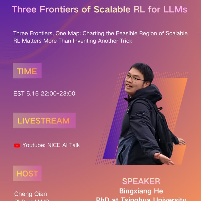 Cover Image for Three Frontiers of Scalable RL for LLMs
