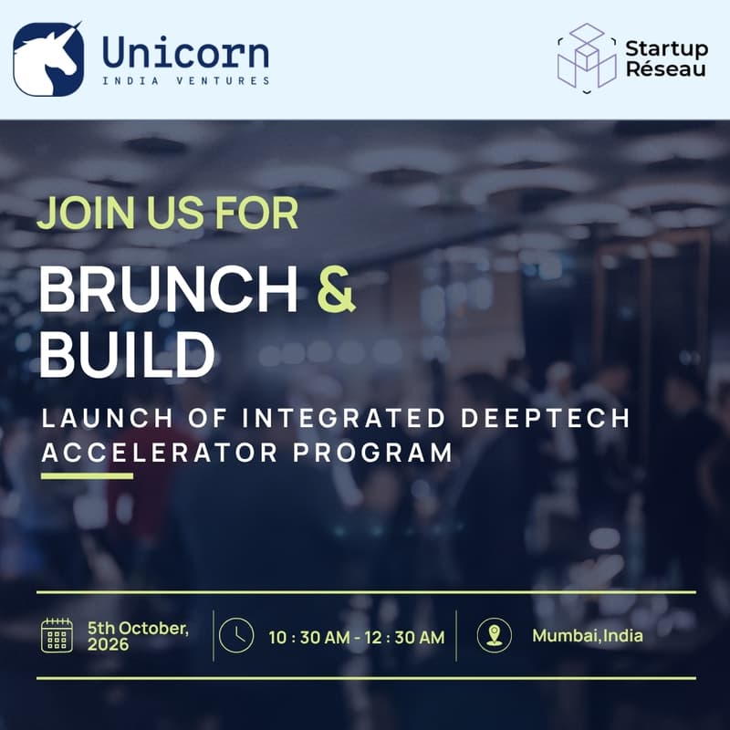 Cover Image for Brunch and Build: Launch of DeepTechX [Integrated DeepTech Accelerator Program]
