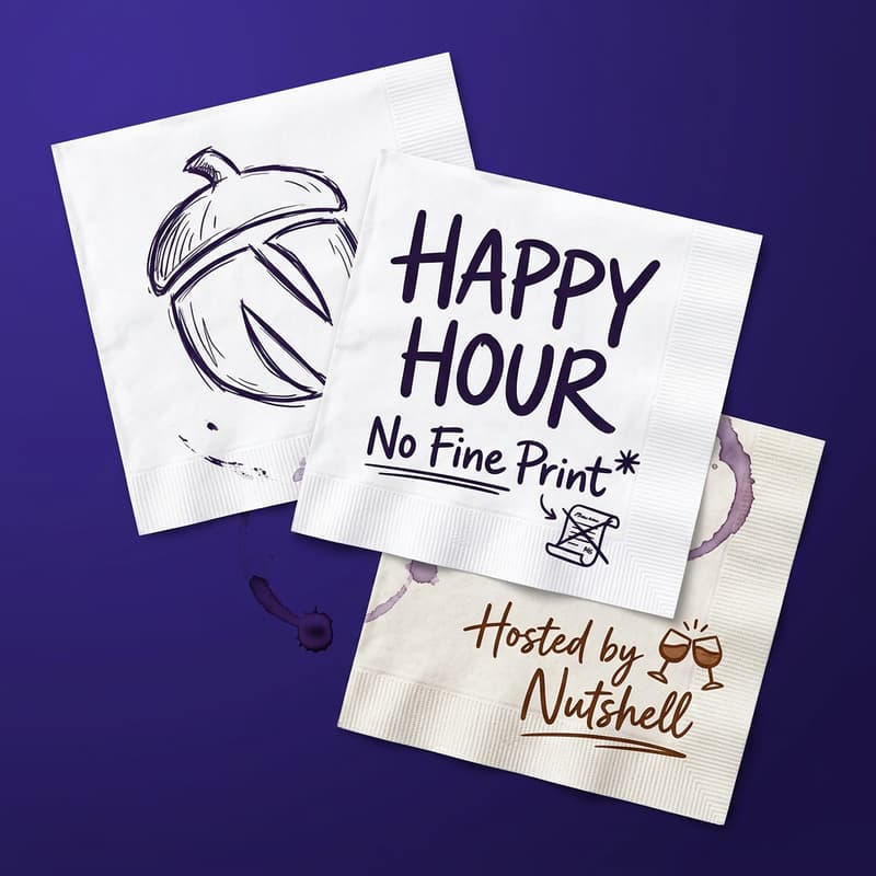 Cover Image for Happy Hour: No Fine Print - Hosted by Nutshell Labs