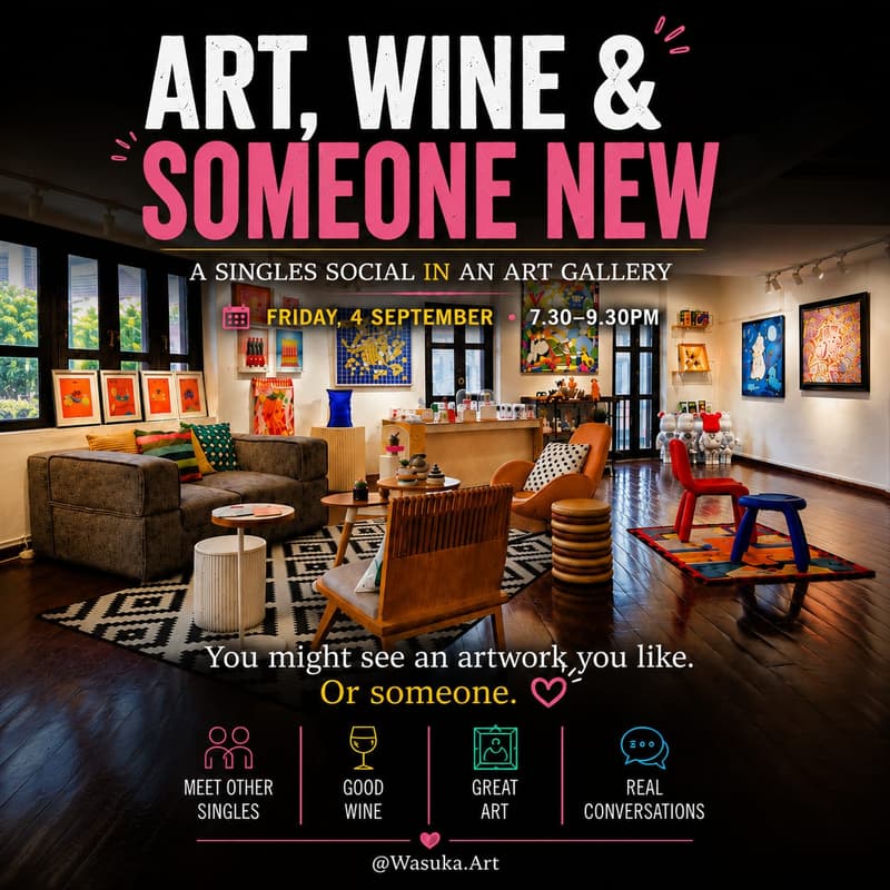 Cover Image for Art, Wine & Someone New