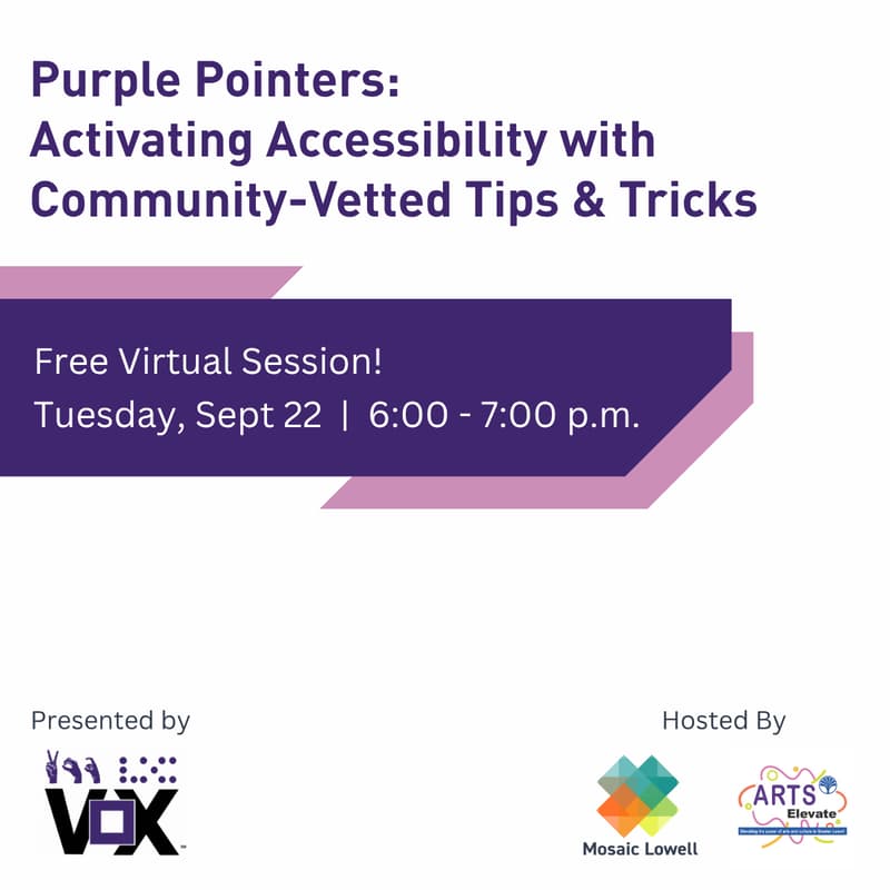Cover Image for Purple Pointers - Activating Accessibility with Community-Vetted Tips & Tricks