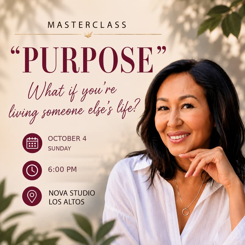 Cover Image for Masterclass “Purpose”: What if you’re living someone else’s life?