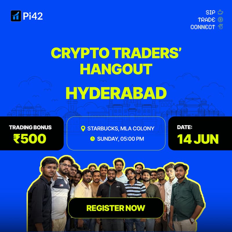 Cover Image for Pi42 Crypto Traders’ Hangout - Hyderabad