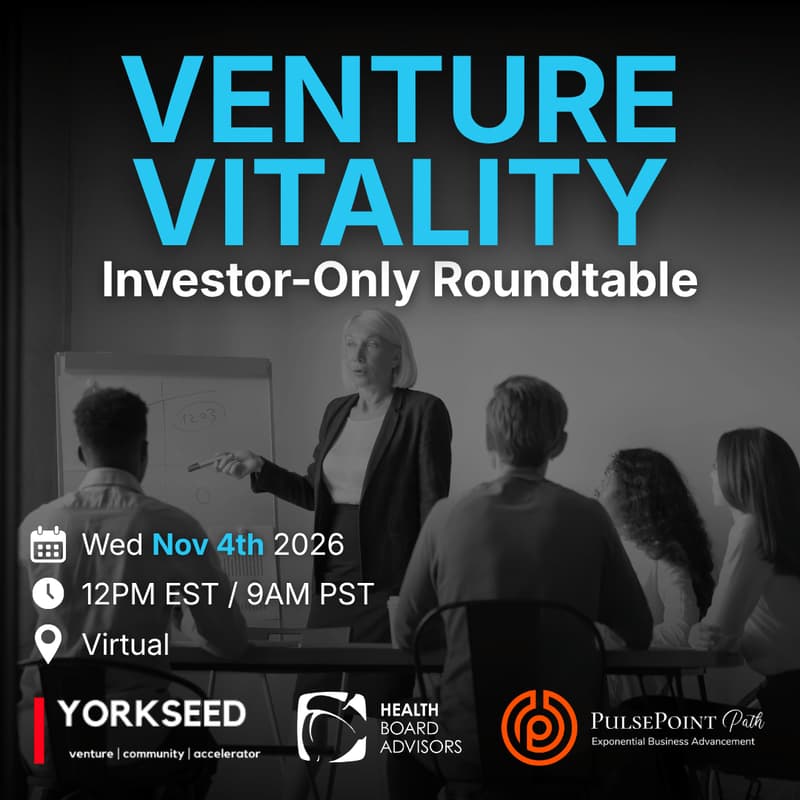 Cover Image for Venture Vitality Health Tech Investor Virtual Roundtable: Women's Health