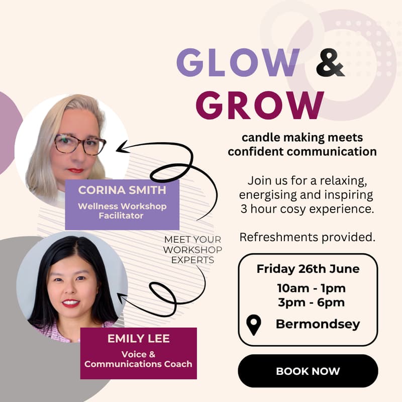 Cover Image for Glow and Grow: Candle Making and Confident Speaking