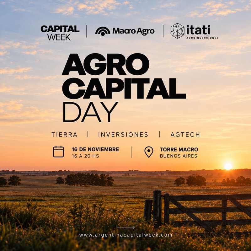 Foto de portada de Agro Capital Day - Argentina Capital Week