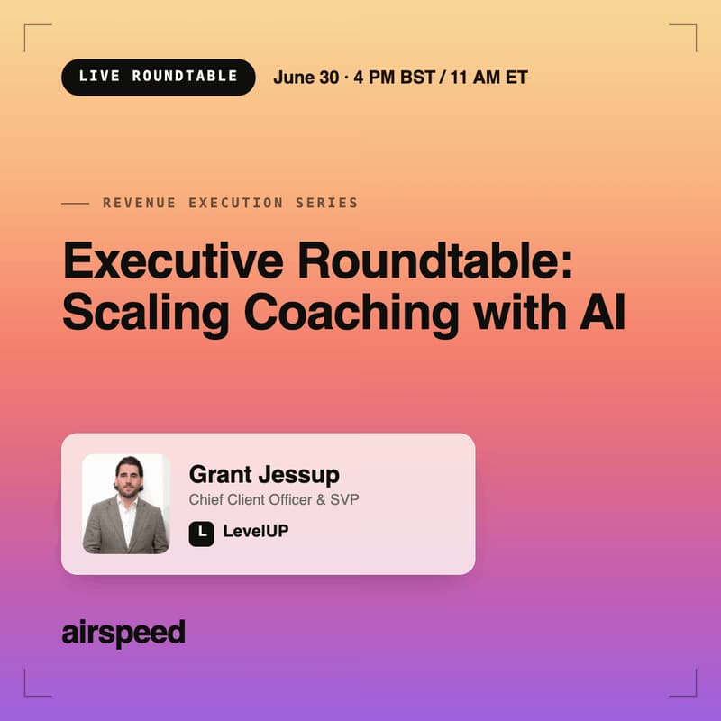 Cover Image for Revenue Execution Series by Airspeed