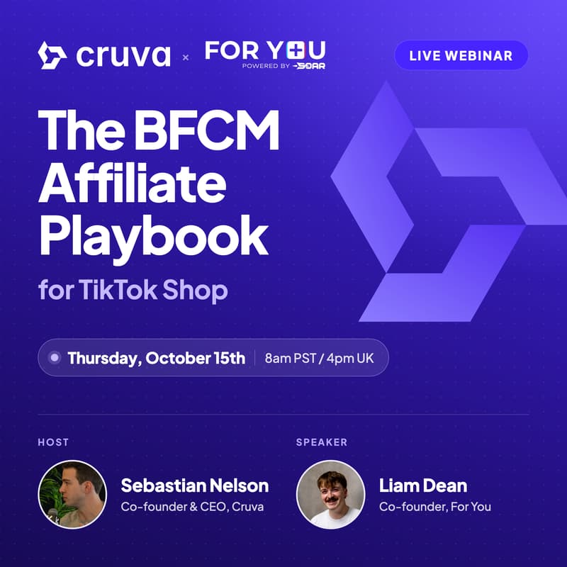 Cover Image for The BFCM Affiliate Playbook for TikTok Shop