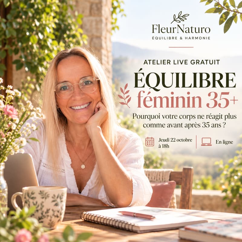 Cover Image for Atelier live: ÉQUILIBRE féminin 35+ — Pourquoi votre corps ne réagit plus comme avant après 35 ans ?