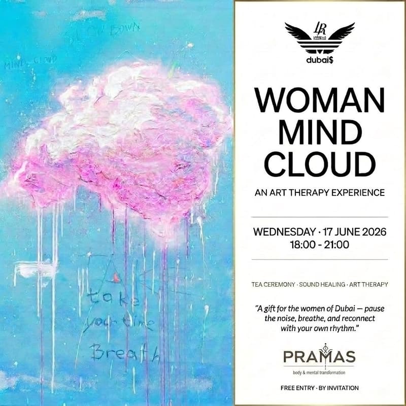 Cover Image for Woman Mind Cloud, Art Therapy, 17 June, Pramas, Dubai