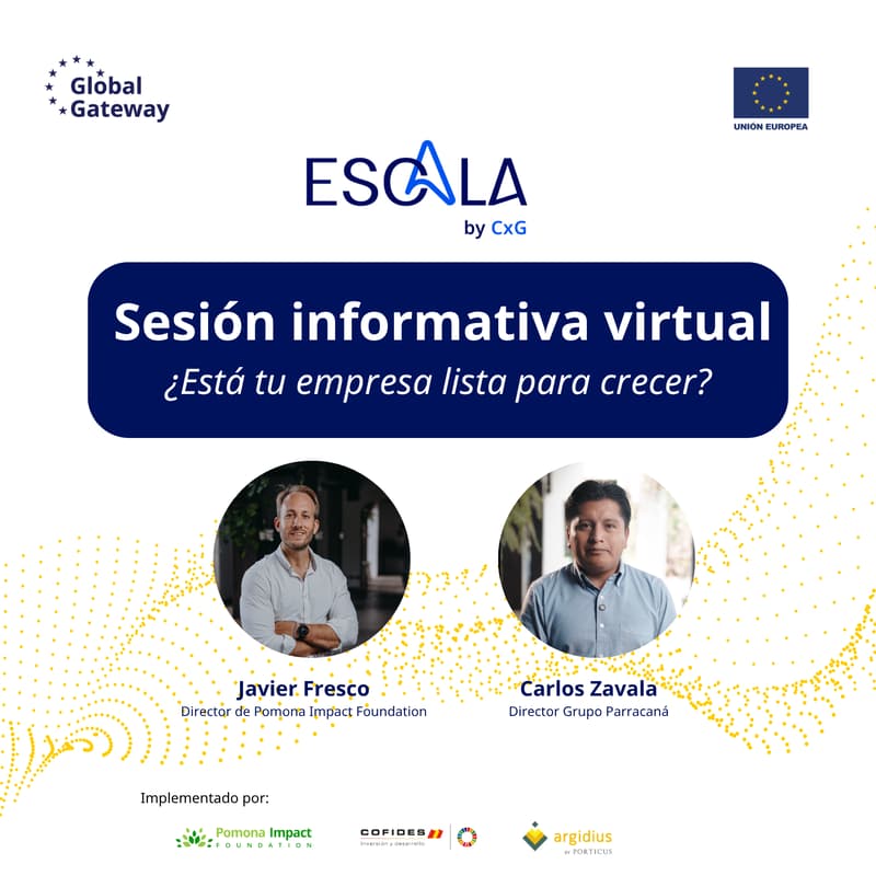 Cover Image for ESCALA by ConectaxG: Sesión Informativa | ¿Está tu empresa lista para crecer?