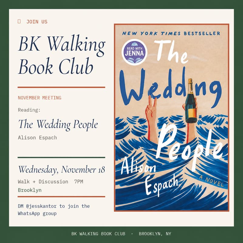 Cover Image for November BK Walking Book Club