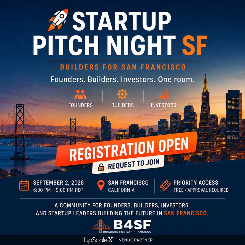 Cover Image for 🚀 Startup Pitch Night | B4SF.com