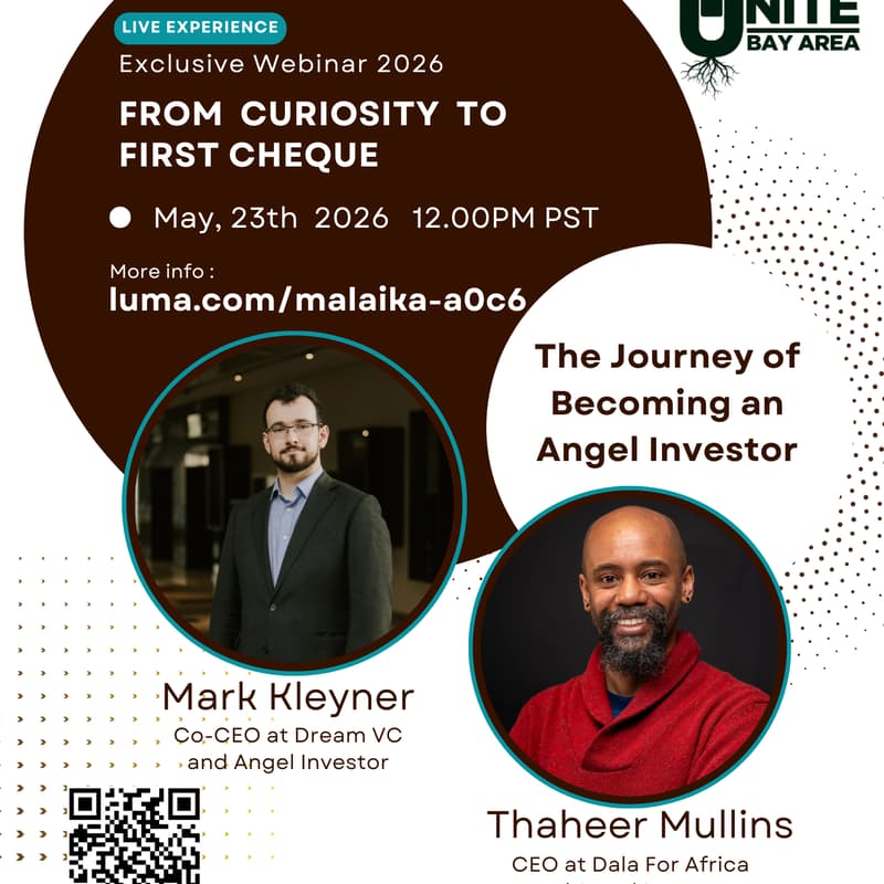 Cover Image for From Curiosity to First Cheque: The Journey of Becoming an Angel Investor with Dream VC and Malaika