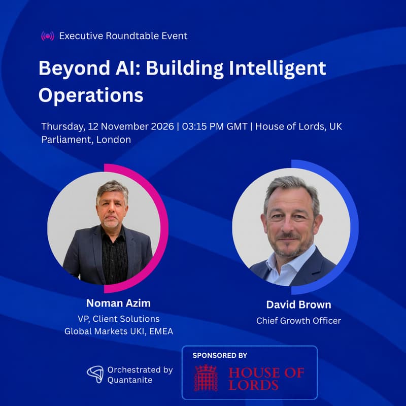 Cover Image for Executive Roundtable: Beyond AI: Building Intelligent Operations