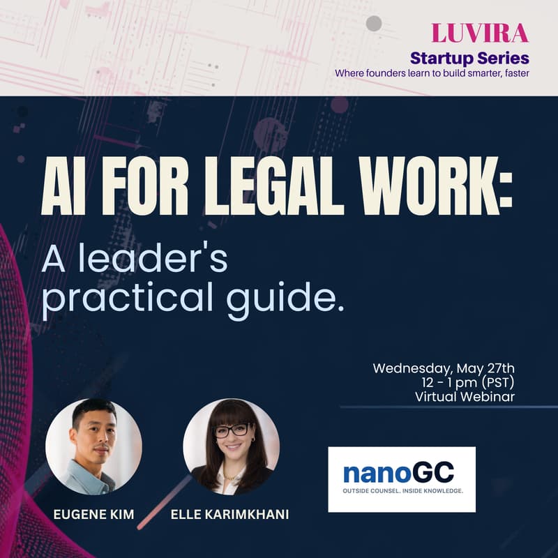 Cover Image for AI for Legal Work