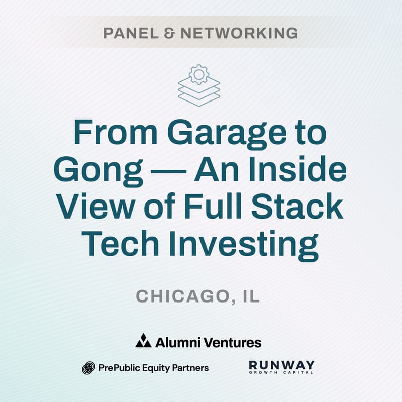 Cover Image for From Garage to Gong - An Inside View of Full Stack Tech Investing