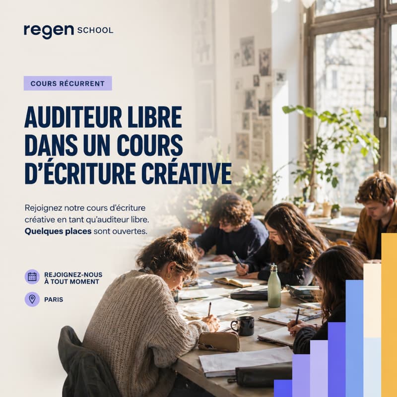 Cover Image for Auditeur libre dans un cours d’écriture créative