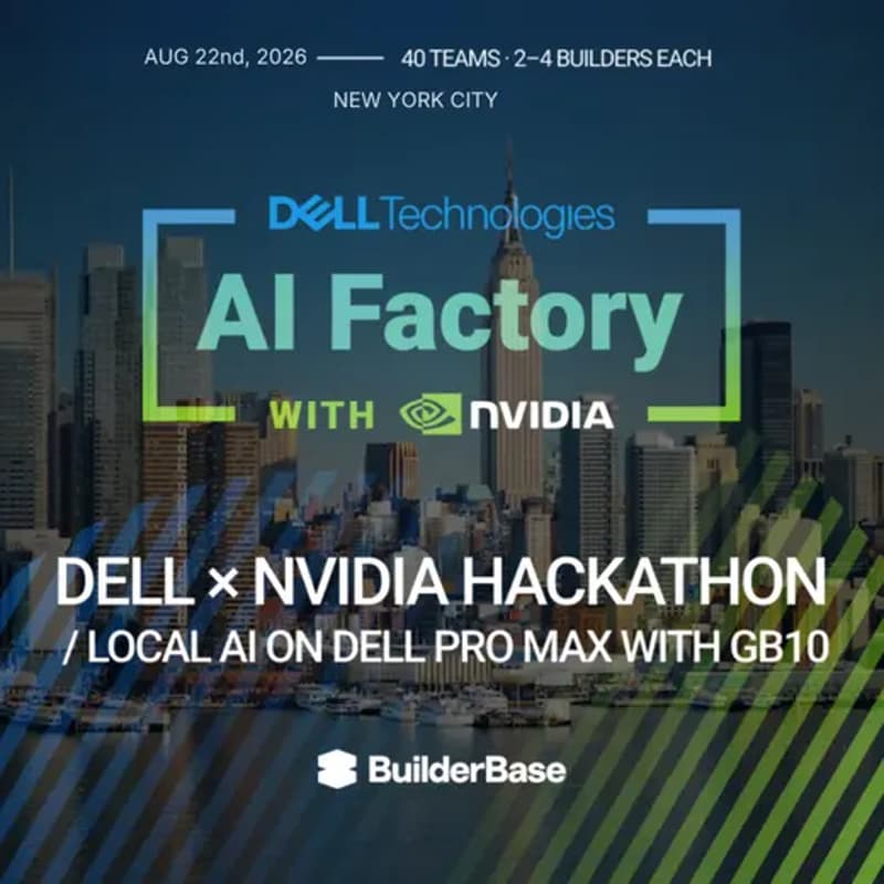Cover Image for Dell x NVIDIA Hackathon / Local AI on Dell Pro Max with GB10 -- NYC