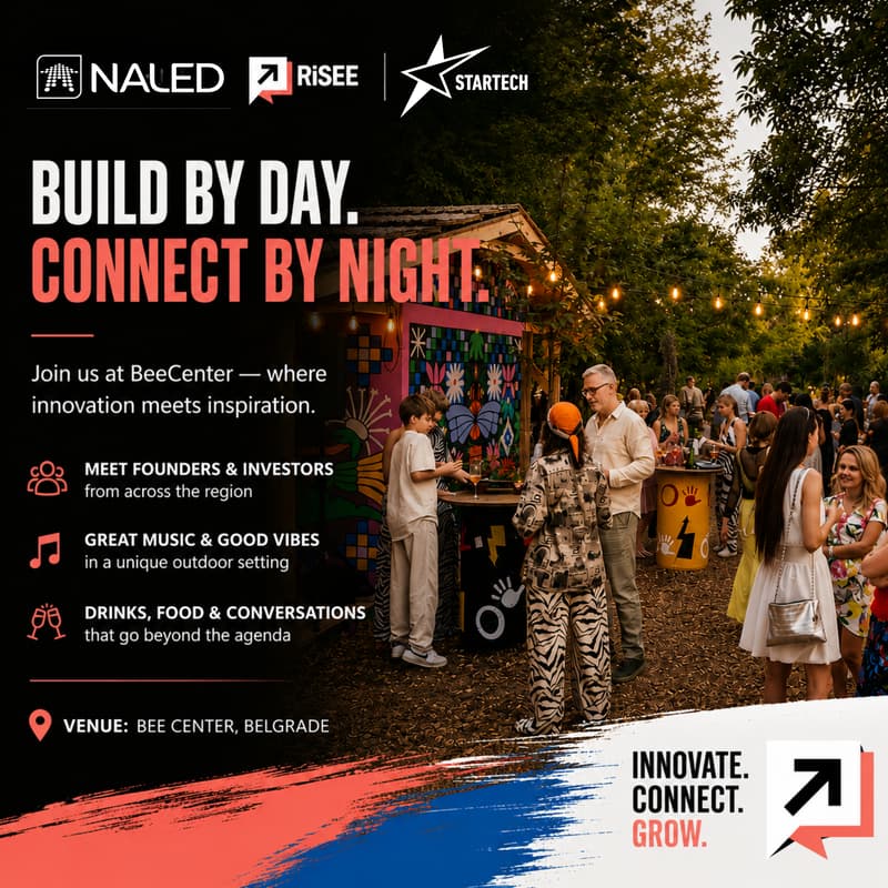 Cover Image for RiSEE At Night 🥂 - Powered by Startech