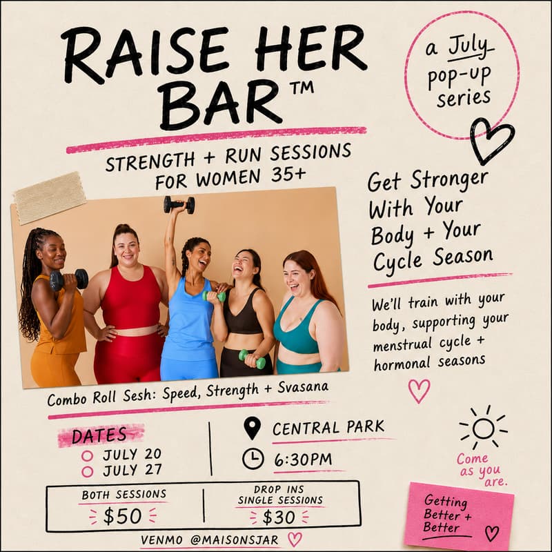 Cover Image for RAISE HER BAR: Speed Run + Strength For Women 35+