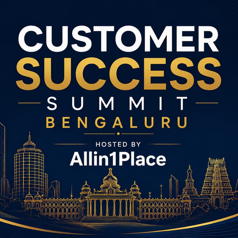 Cover Image for The Customer Success Summit Bengaluru(Hosted by Allin1Place)- Registration Form