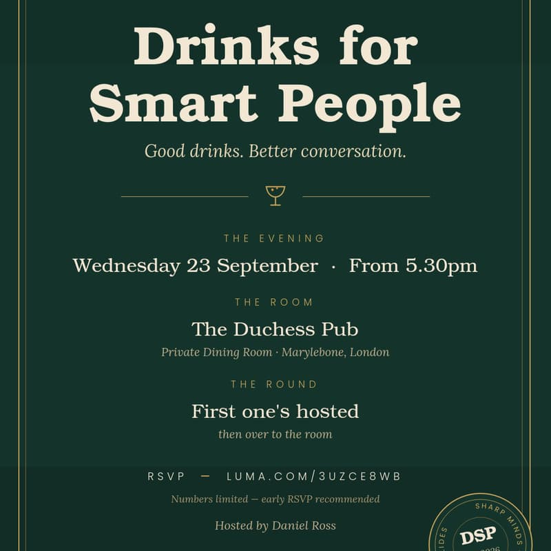 Cover Image for Drinks for Smart People