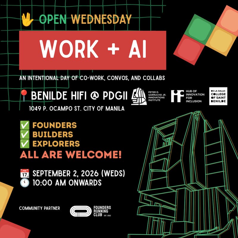 Cover Image for Open Wednesday: WORK + AI @ Benilde HiFi