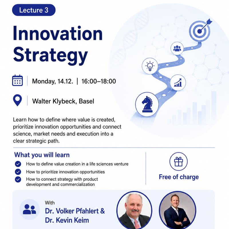 Cover Image for Life Science Academy at Walter: Session 3 — Innovation Strategy