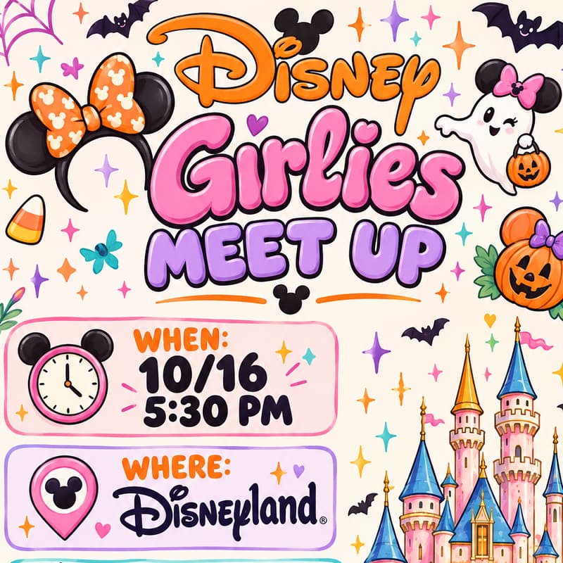 Cover Image for Disney Girlie Meet Up 🐭🎀✨