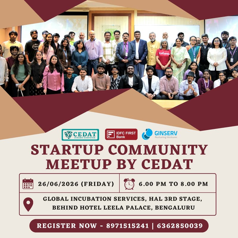 Cover Image for Startup Community Meetup by CEDAT